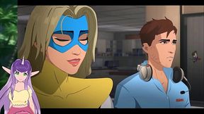 Superheroines battle it out with muscles and humor