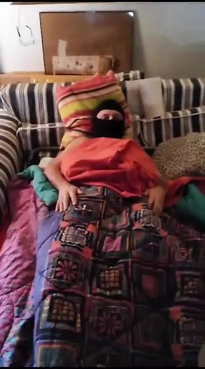 Handjob in Bed