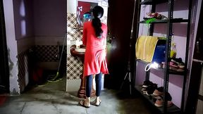 I fuck my Guest in front of wash mirror.