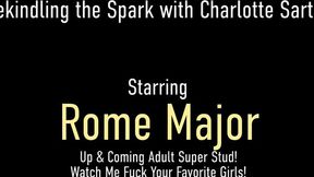 Tattoo video with charming Rome Major and Charlotte Sartre from Rome Major