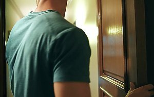 Lost soul Hoss Kado is on his knees and suck Carters dick