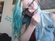 Denim and High Collar Fetish JOI with Blue Ruin