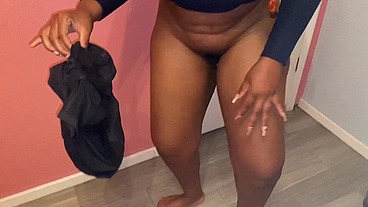 Misty makes Shanice pee her pants and diapers her