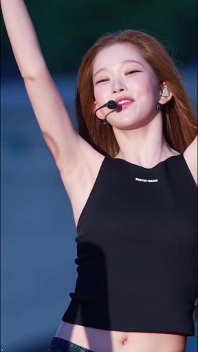 K-pop star performing on stage