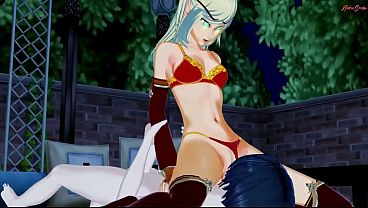 Hot Warcraft Elf rides a guys face before getting fucked doggystyle - World of Warcraft Hentai.