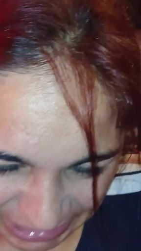 Cleopatra Gets a Cum in Her Mouth and Swallows It