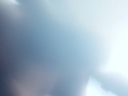 Look at twink through his cum on lens - cumshot on camera lens