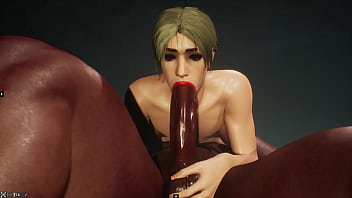 Femboy fucked by a big guy