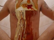 REQUEST - @CondimentCunt messy food video with sauce