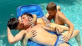 Ayden, Kayden Shane - Pooltime Threeway! - Kayden Daniels Ayden James Shane Allen - UndieTwinks