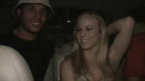 ”Lustful Couple Get away to their party to do a sex scene”