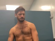 gym jerk off complete