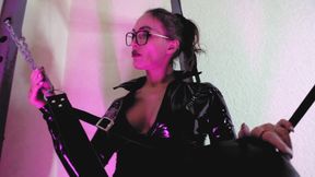 Femdom Domina Eva Latex Goggles Milf Worship BDSM Solo Kink Goddess Heels Toys PVC Vinyl