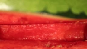 water melon cum - fucking a melon and cumming