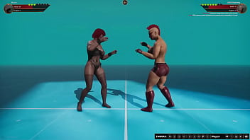 Bruna VS Lillith Redwing (Naked Fighter 3D)