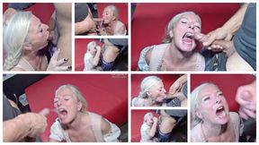 My XXL cum-filled experience in a porn cinema in Bavaria!Part 15 "Public Dirndl XXL Blowjob-Bukkake-Cum-Swallowing Action for Everyone at Oktoberfest!