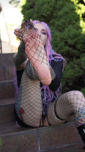E-girl Footplay