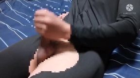 Three day load monster Japanese twink blows his massive load on camera