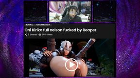 Bald Pussy Juno Rides, D.va & Kiriko Licks Hard Cock, Cortana Fucks the Chief, Fat Bald Pussy Kiriko