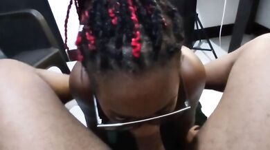 In Me Mouth Cum To My House and Do a Hot Blowjob Video With Me I am Magnificent at What I Do a Natural Beautiful Ebony Nerdy Whore - Mastermeat1