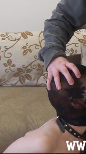 Spectacular moment from &quot;Submissive masked slut learns how to deepthroat dick&quot;