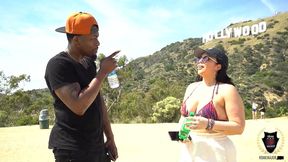 phat ass babe mandi may stuffs her mouth with rome major s big cock!