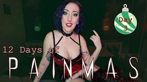 DAY 3 - 12 DAYS OF PAINMAS - Christmas CBT & Pain Play Slave Tasks by Miss Faith Rae with BDSM Instructions & Femdom POV - MKV