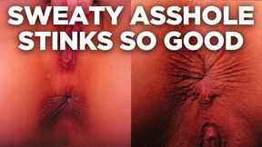 SWEATY ASSHOLE STINKS SO GOOD ASS WORSHIP JOI - 4K MOV