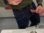Jerking off at the train station