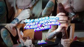 🔹"GILF SUCKS BBC FAST BEFORE HUBBY COMES HOME!"🔹