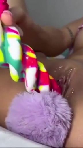 Naughty Gavi with My Unicorn Toy