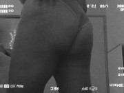 BBW College Teen Shows Off Thick Thighs & Ass