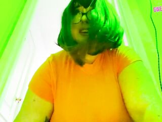 big booty Velma gets banged doggy style and impregnated by werewolf dude - trickling creampie! Trailer
