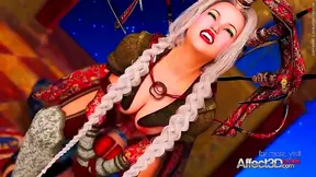 Futuristic Cyber Lovers Entwined in Hot Three-Way Fusion Fantasy