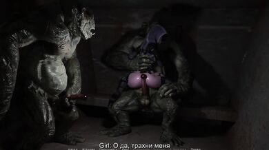 Nurse Gets Stuffed By Two Monster Cock While Talking On The Phone