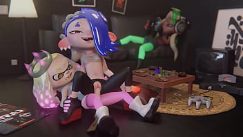 Shiver and Pearl&#039_s Fresh Intense Sex (Splatoon 3 hentai)