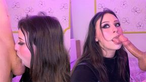 Viral 18-year-old TikTok star deepthroats and sucks cock