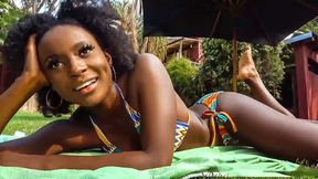 Dark Seduction - Dark Skin Shemale Picnic Scene Leads To Anal&#x1F44C; Pleasure