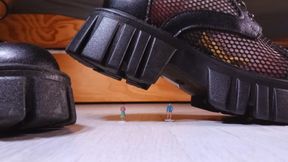 Smashing Tinies in Platform Boots (No Talking)
