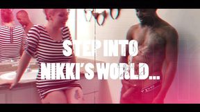 Tattooed Nikki unleashes her sexy foot fetish and lesbian domination on friend