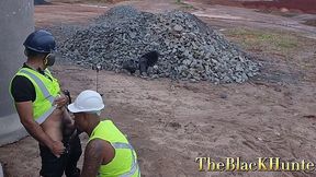 City Workers Sneaking Fucks at Construction Sites