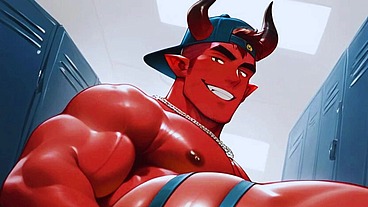 Anime Hentai YOUNG DEMON muscle gay anal pinoy