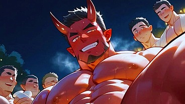 Anime Hentai YOUNG DEMON muscle gay anal pinoy