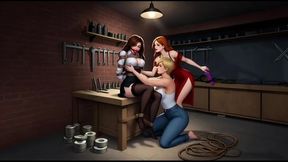 Bondage Confessions #292B: Confessions of a Bound House Sitter's Forbidden Encounter (Animated)