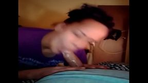 3:48am Tuesday morning sloppy blow job
