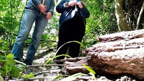 Is this your first time cumming in nature Don&#039;t worry, mother-in-law will succeed!