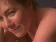 NYMPHO STEPDAUGHTER SHOWS HER PUMPED CLIT THEN SUCKS AND FUCKS HIM