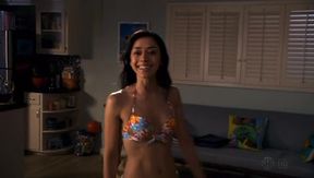 Aimee Garcia looks good in her stuff and tries to seduce a man