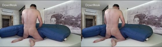 3D version Humping Big Blue Comforter