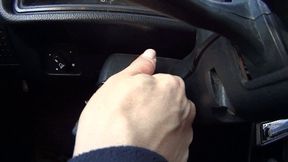 Stick shift car driving (R)